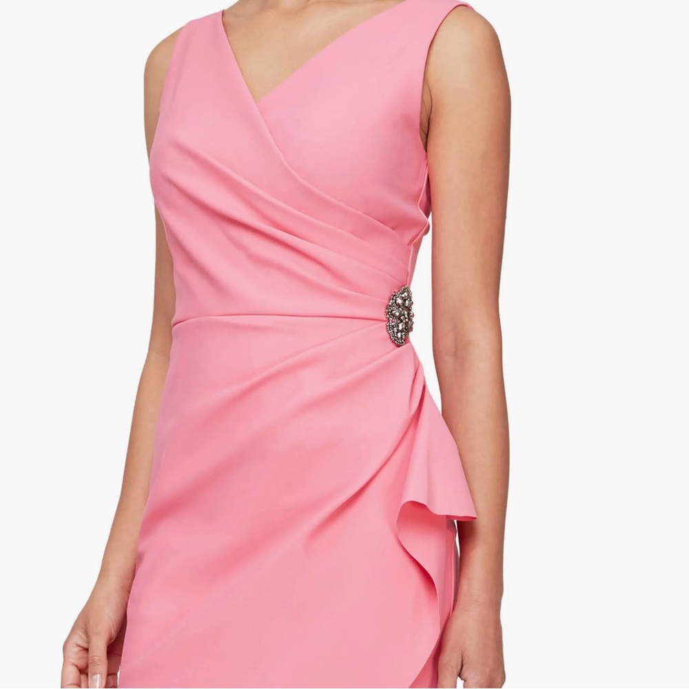 Alex Evenings Danielle Beaded Contour Dress